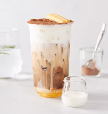 Latte kem Tiramisu